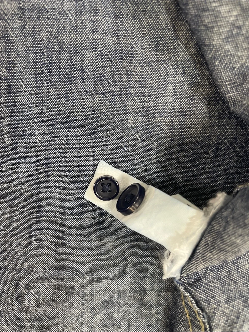 Banana Republic Chambray Denim Button-Down Blue M